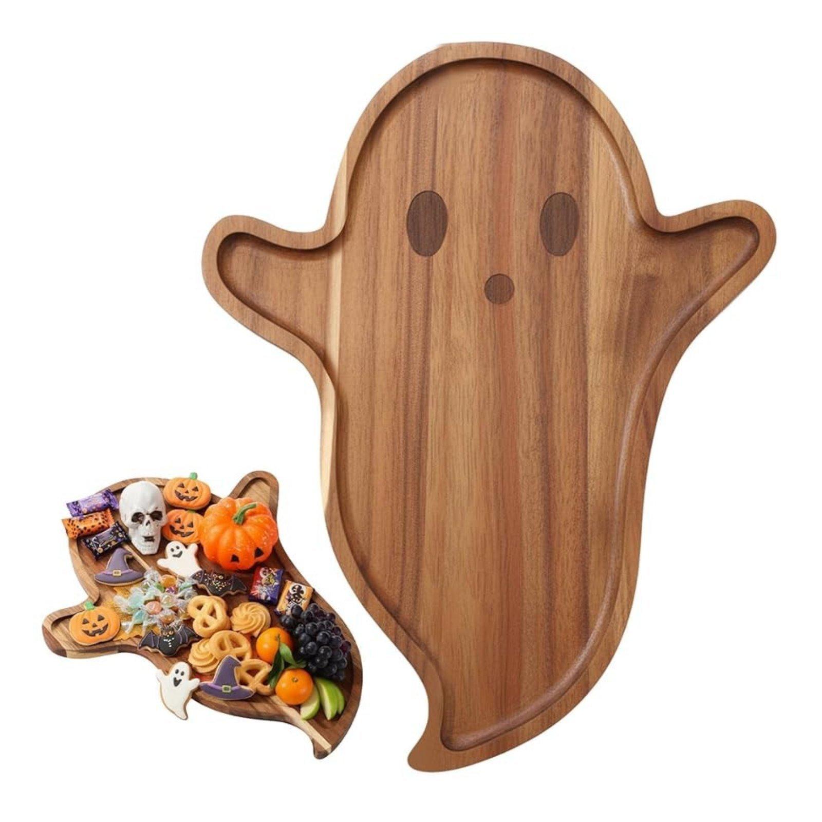 Food Prep Snacks - ถาดเสิร์ฟ ถาดชีส ไม้ตกแต่ง ของตกแต่งฮาโลวีน ถาดอาหาร จานอาหารสำหรับของว่าง