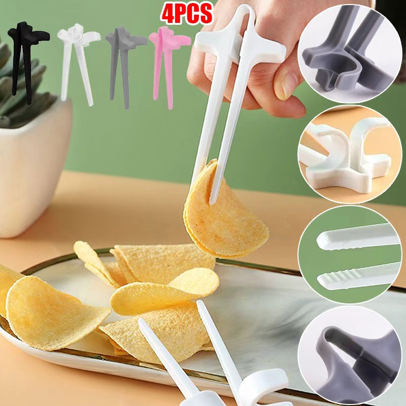 Food Snacks Game - ที่คีบอาหารแบบนิ้วมือ 1 ชิ้น สำหรับเกมเมอร์ ใช้ฝึกการใช้มือ จับอาหารได้สะดวก