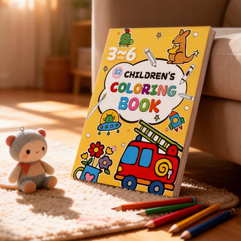 Food Snacks Coloring Book - สมุดวาดภาพสำหรับเด็ก ประกอบด้วยเคสสีสันสดใส การ์ตูนสัตว์กราฟฟิตี การจราจร ธีมอาหาร สมุดระบายสีแสนสนุก