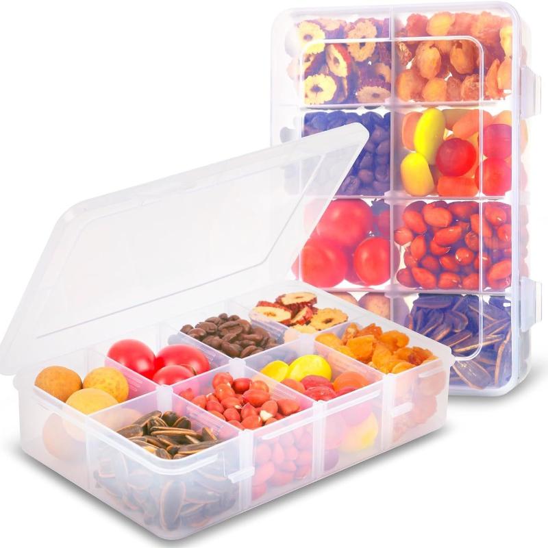 กล่องใส่ขนม 8 ช่อง กล่องเก็บขอ - Food Snacks With Iron บทวิจารณ์และราคา
