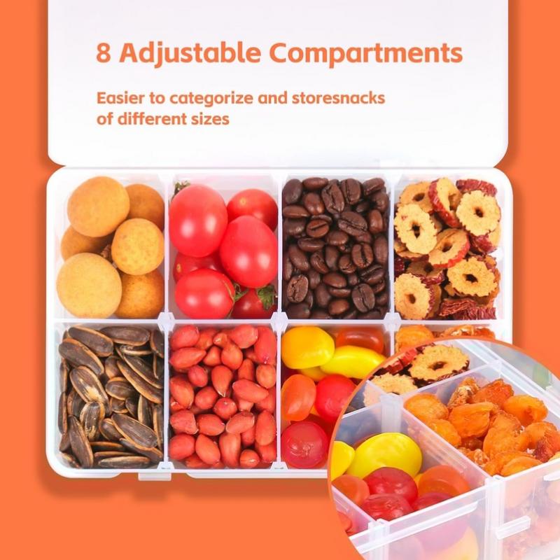 กล่องใส่ขนม 8 ช่อง กล่องเก็บขอ - Food Snacks With Iron บทวิจารณ์และราคา
