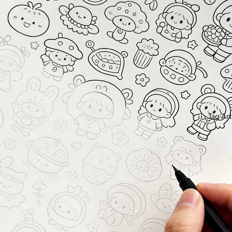 หนังสือภาพบรรเทาความวิตกกังวล, - Food Snacks Coloring Book บทวิจารณ์และราคา