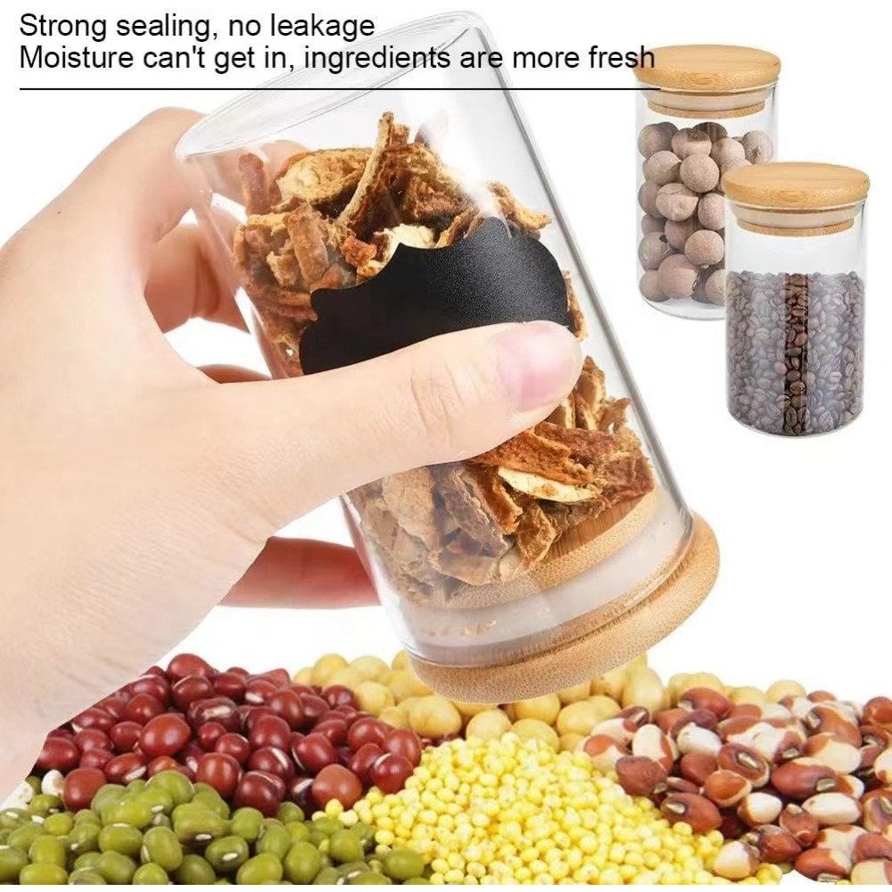 ถังเก็บอาหารทำจากไม้ไผ่ฝาปิดสำ - Food Snacks Candy บทวิจารณ์และราคา
