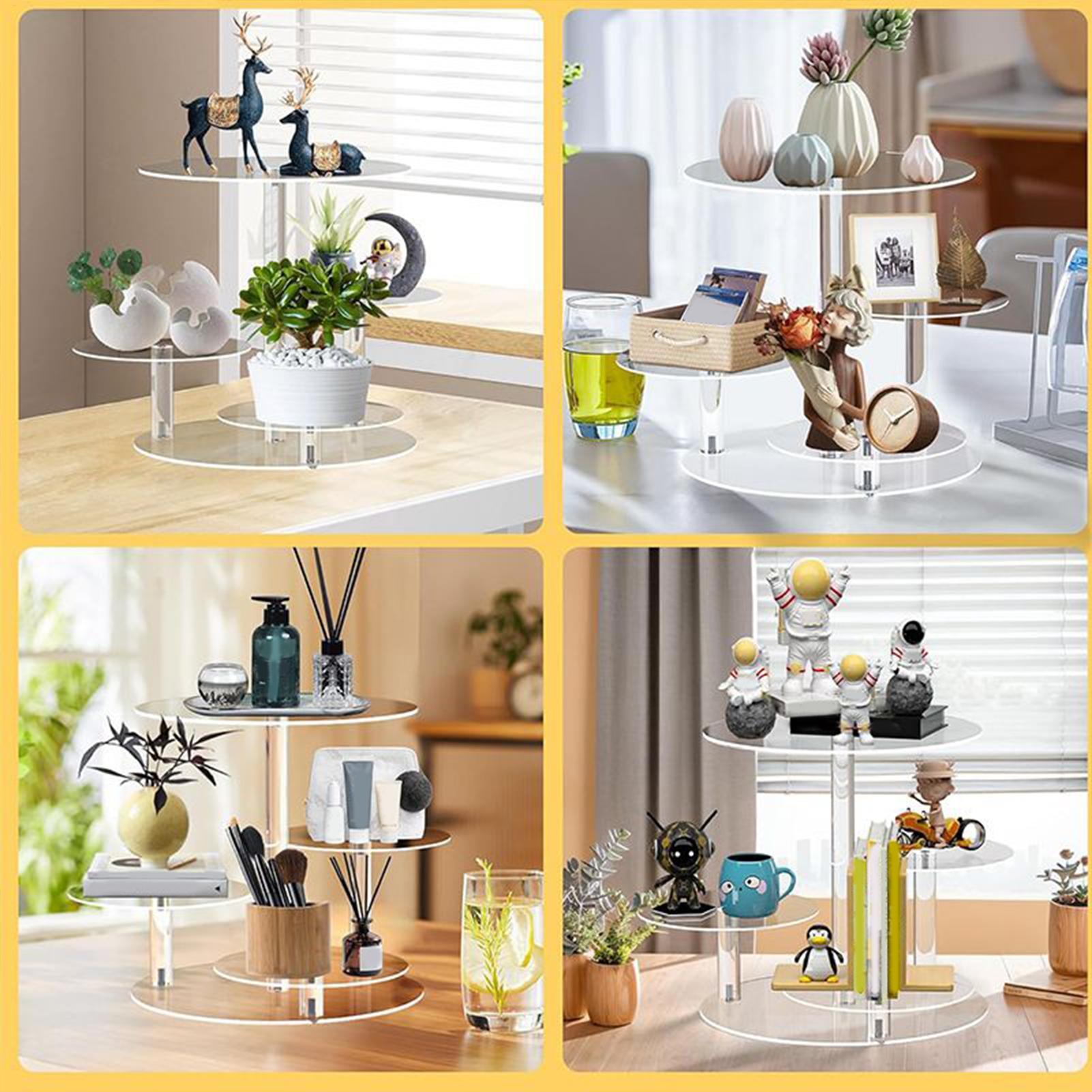 ชั้นวางคัพเค้กอะคริลิค 4 ชั้น  - Food Snacks Candy บทวิจารณ์และราคา