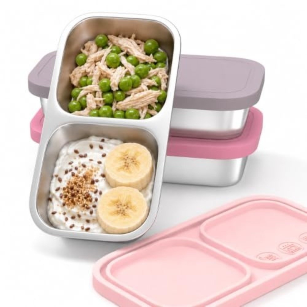 กล่องใส่อาหารแบบพกพา ทำจากสแตน - Food Prep Snacks บทวิจารณ์และราคา