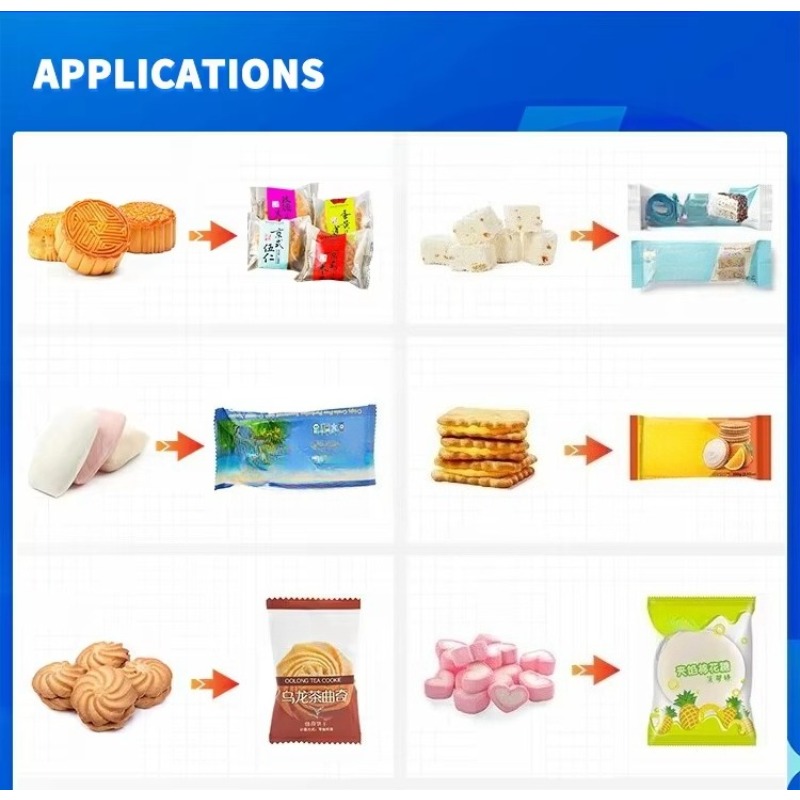 เครื่องบรรจุแบบอัตโนมัติสำหรับ - Food Snacks Candy บทวิจารณ์และราคา