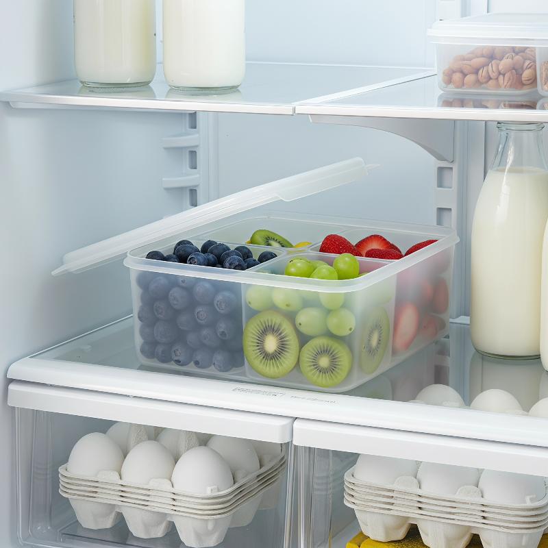 กล่องเก็บอาหารใส 4 in 1 สำหรับ - Food Prep Snacks บทวิจารณ์และราคา