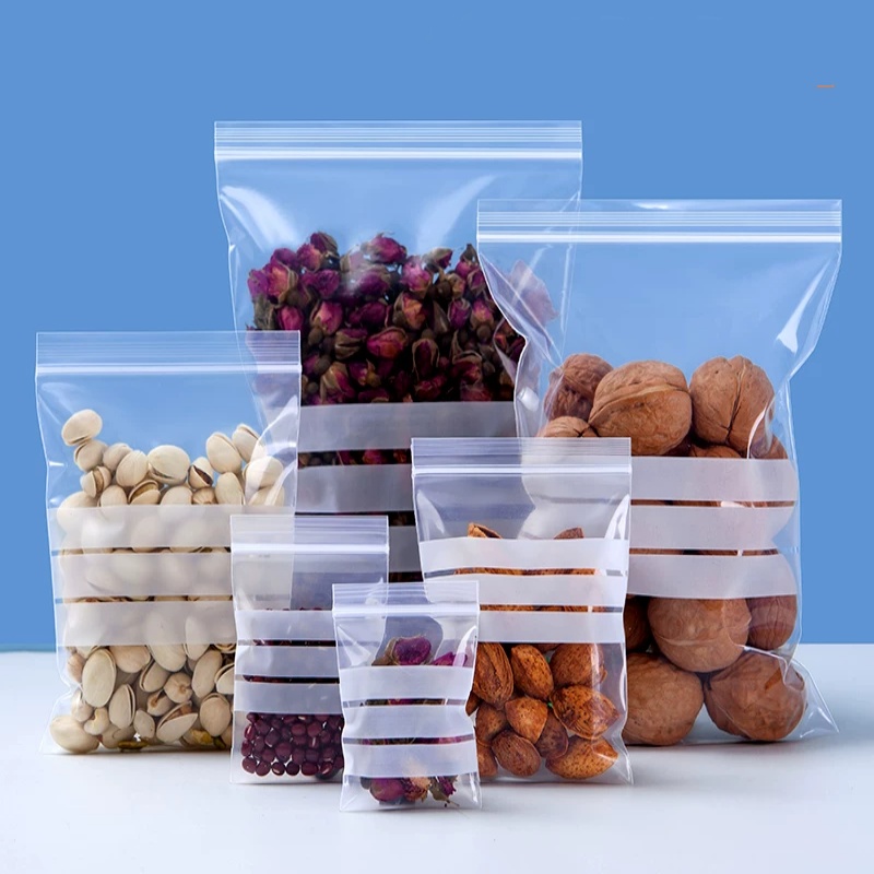 ถุงซิปล็อคใสพลาสติก PE 200 ชิ้ - Food Snacks For School บทวิจารณ์และราคา