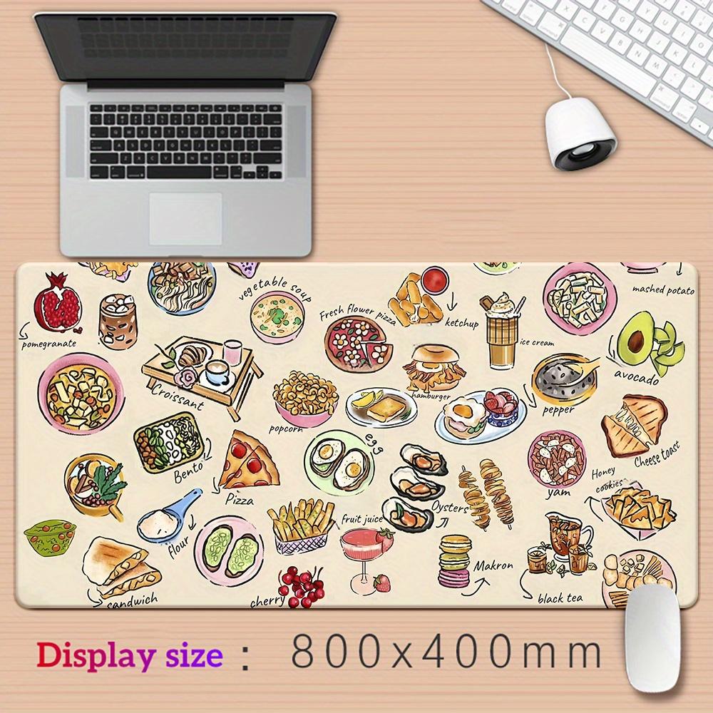 แผ่นรองเมาส์ขนาดใหญ่ Xxl ลายขน - Food Snacks Game บทวิจารณ์และราคา